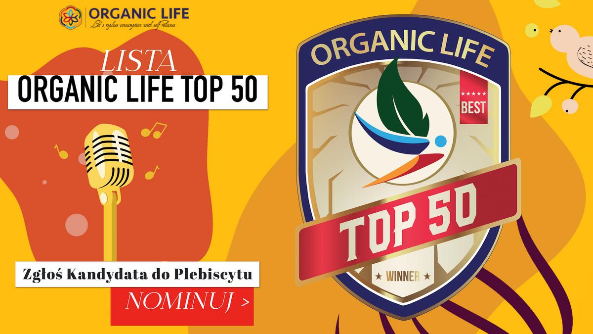 Plebiscyt Ekologiczny ORGANIC LIFE TOP 50