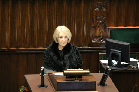 Grażyna Maria Ancyparowicz składa przysięgę przed objęciem obowiązków członka Rady Polityki Pieniężnej