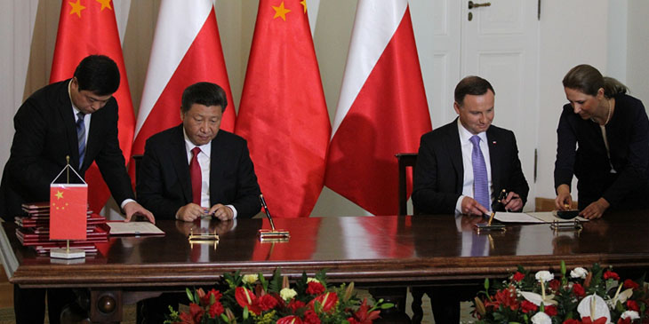 Podpisanie wspólnego oświadczenia w sprawie ustanowienia wszechstronnego strategicznego partnerstwa między RP a Chinami