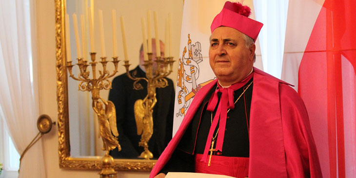 Abp. Salvatore Pennacchio, nuncjusz apostolski w Polsce.