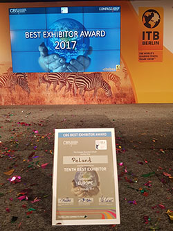 Best Exhibitor Award ITB 2017