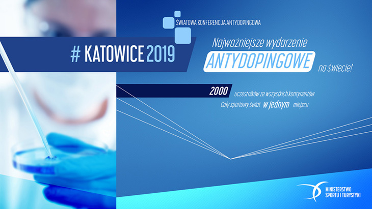 Światowa Konferencja Antydopingowa odbędzie się w Katowicach