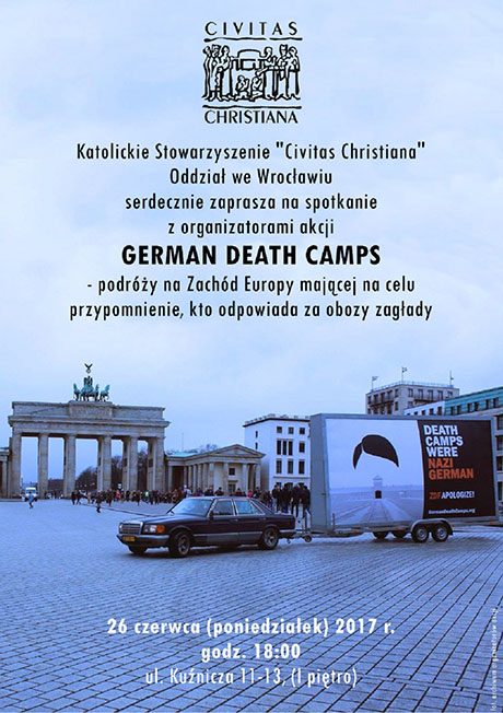 Spotkanie z organizatorami akcji German Death Camps