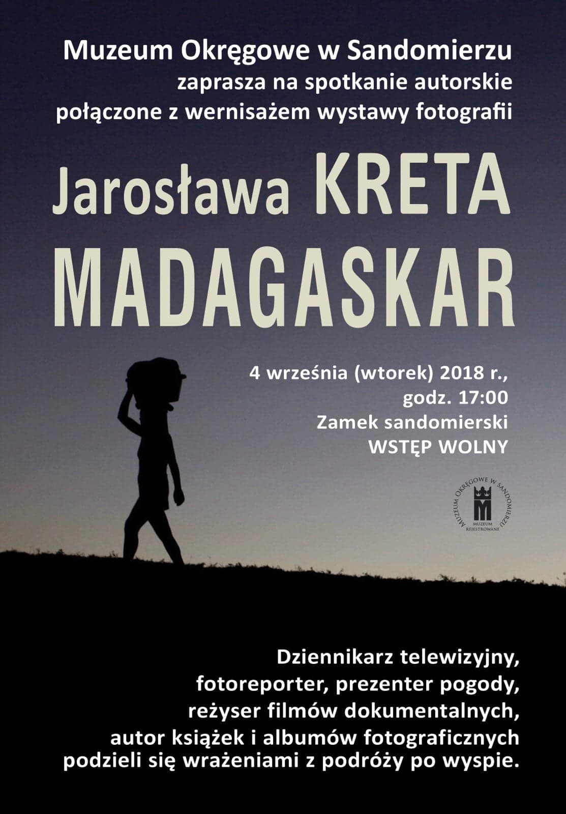 Spotkanie autorskie oraz wernisaż wystawy fotografii Jarosława Kreta - Madagaskar