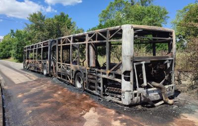 Spalony autobus