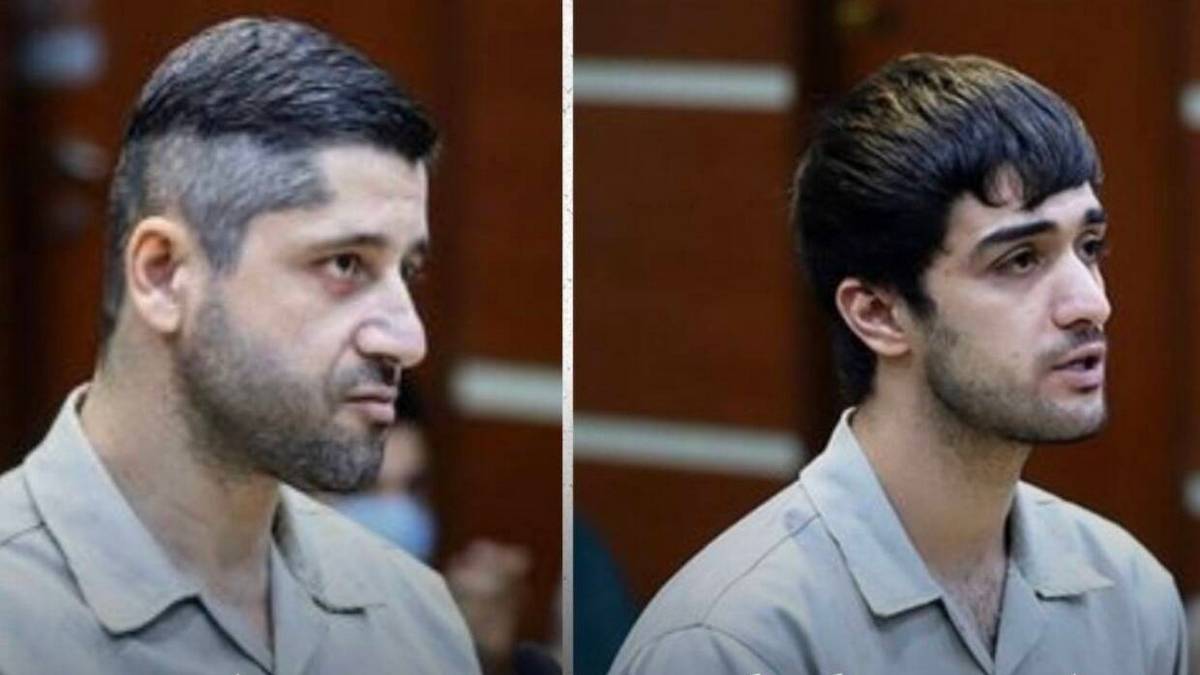 Sejjed Mohammad Hosseini i Mohammad Mehdi Karami zostali straceni przez powieszenie. Fot. Twitter / Mossaud Gharahkhani