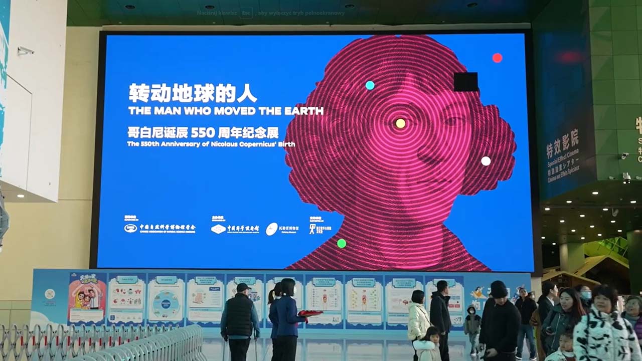 Wystawa upamiętniająca Mikołaja Kopernika w Pekinie