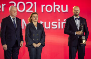 Noworoczne Spotkanie Rodziny Olimpijskiej 2022 Laureaci Wielkiej Honorowej Nagrody Sportowej PKOl za 2021 rok.